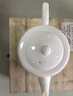 蘇氏陶瓷（SUSHI CERAMICS）德化中國白陶瓷茶壺 手工羊脂玉井欄壺 豬油白 如脂玉功夫泡茶壺 曬單實(shí)拍圖