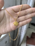 周生生萬(wàn)字鏈黃金項鏈 百搭足金素鏈鎖骨鏈 95490N計價(jià) 50厘米 - 5.13克(含工費130元) 曬單實(shí)拍圖