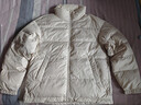 鴨鴨（YAYA）王一博同款90鵝絨羽絨服女冰殼系列三合一城市輕戶(hù)外冬季保暖外套 米白色 M 170/88A 曬單實(shí)拍圖