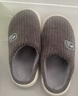 回力純色男女棉拖室內外穿防滑鎖溫加絨棉拖鞋HL1021灰色44-45碼 曬單實(shí)拍圖