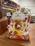 吉貓堂招財貓開(kāi)業(yè)大擺件店鋪開(kāi)業(yè)送禮前臺收銀臺裝飾品家居喬遷送禮禮品 【招財達摩】31cm高【財福雙收開(kāi)運錘】 X 搖手貓 【禮盒+坐墊+圍脖】電池插電兩用 曬單實(shí)拍圖