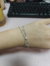 中國黃金（CHINA GOLD）S925銀蝴蝶結雙層手鏈女款輕奢小眾手飾品教師節生日禮物送女友 【今/次日達】蝴蝶結雙層手鏈 曬單實(shí)拍圖