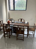 萬(wàn)象柏實(shí)木茶桌椅組合客廳功夫茶臺茶幾小戶(hù)型家用套裝一體陽(yáng)臺泡茶桌子 1.6米大石頭明月桌+1圍椅+4月牙椅【送電磁爐茶具】 曬單實(shí)拍圖