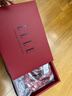 ELLE【禮盒裝】100%純羊毛女士絲巾圍巾披肩印花送媽媽禮物送女友四季 曬單實(shí)拍圖