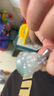 XD吊墜扣瓜子扣頭水晶玉墜對夾扣玉佩翡翠項鏈卡扣S925銀扣子 P2777 白金色【一個(gè)】 曬單實(shí)拍圖