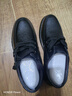 宜馳（EGCHI）皮鞋男商務(wù)休閑正裝鞋頭層牛皮耐磨透氣新款鞋 J6627 系帶款 40 曬單實(shí)拍圖
