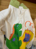 嘟嘟家寶寶套裝春秋男童polo兩件套秋季兒童衛衣女童褲子秋款洋氣 綠色 130 曬單實(shí)拍圖