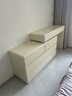 全友家居 現代簡(jiǎn)約梳妝臺斗柜一體伸縮轉角L型辦公書(shū)桌臥室收納儲物柜 曬單實(shí)拍圖