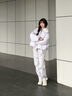 森馬（Semir）羽絨服女插肩袖可脫卸毛領(lǐng)2025新款冬季oversize花苞外套復古 紫色調（白鴨絨）00377（特寬松介意可拍小一碼） S 曬單實(shí)拍圖