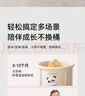 英氏（YEEHOO）兒童泡澡桶嬰兒游泳池沐浴家用寶寶洗澡浴盆大號可坐可折疊泡浴桶 曬單實(shí)拍圖