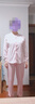 浪莎紗布睡衣女春秋夏款純棉長(cháng)袖長(cháng)褲寬松薄款無(wú)領(lǐng)開(kāi)衫空調家居服套裝 Y2604千鳥(niǎo)格粉色圓領(lǐng)長(cháng)袖 L (100120斤) 曬單實(shí)拍圖
