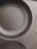 【大牌同款】章丘四孔鑄鐵煎蛋鍋無(wú)涂層不粘多功能早餐煎蛋鍋 【升級款】加深18cm 不粘鍋煎鍋 曬單實(shí)拍圖