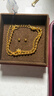 金至尊（3DG Jewellery）黃金手鏈花期INS風(fēng)疊戴雙層鏈999足金送女友老婆生日禮物計價(jià) 金重9.88克（配珠寶禮盒） 曬單實(shí)拍圖