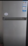 海爾（Haier）冰箱小型二門(mén)辦公室迷你小冰箱節能直冷家用租房家電冷藏冷凍超薄雙開(kāi)門(mén)省電小型冰箱 118升、360°立體制冷、低溫補償 曬單實(shí)拍圖