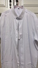 帝賓澤大碼短袖襯衫男夏季純色加肥加大胖子寬松正裝商務(wù)通勤工裝白襯衣 曬單實(shí)拍圖