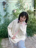 鳳蝶兒秋季針織衫女裝2025秋冬季新款日系可愛(ài)毛衣女學(xué)生針織外套上衣女 白色溫柔加厚針織衫 均碼 曬單實(shí)拍圖