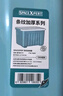 SPACEXPERT 衣物收納箱特大號塑料整理箱車(chē)載儲物箱60L藍色 1個(gè)裝 帶輪 曬單實(shí)拍圖