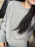 羊毛衫2025韓版時(shí)尚百搭短款圓領(lǐng)簡(jiǎn)約顯瘦女士針織毛衣秋冬季單品 黑色 TYYR166 M TYYR166 曬單實(shí)拍圖