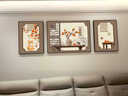 意識形態(tài)柿柿如意客廳裝飾畫(huà)新中式沙發(fā)背景墻掛畫(huà)2025最新款大氣三聯(lián)壁畫(huà) G7045柿柿如意A 35*50/70*50/35*50（適合2米左右沙發(fā)） 高清質(zhì)感油畫(huà)布+環(huán)保邊框 輕奢金框 曬單實(shí)拍圖
