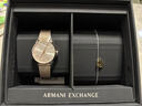 阿瑪尼（ARMANI EXCHANGE）阿瑪尼手表女士滿(mǎn)天星女表石英名表生日七夕情人節禮物送女友老婆 【手表+手鏈禮盒】AX7121 曬單實(shí)拍圖