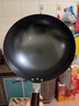 蘇泊爾（SUPOR）圓底炒鍋鐵鍋無(wú)涂層炒菜鍋燃氣灶凹面電磁爐通用 家用熟鐵鍋精鐵 【多數選擇】圓底純鐵 32cm 曬單實(shí)拍圖