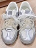 達芙妮銀色珍珠德訓鞋女2025新款芭蕾風(fēng)透氣網(wǎng)面板鞋百搭休閑運動(dòng)鞋女鞋 類(lèi)銀色 單層 【珍珠款-3.5cm跟高】 39 【收藏加購、優(yōu)先發(fā)貨】 曬單實(shí)拍圖