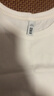 森馬（Semir）涼感T|短袖T恤女短款刺繡修身2025基礎(chǔ)圓領(lǐng)正肩夏裝109325100007 曬單實(shí)拍圖