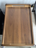 提手托盤(pán)長(cháng)方形竹木制托盤(pán)茶室干泡盤(pán)茶托盤(pán)咖啡店甜品托盤(pán)收納盤(pán) 【40*28*5cm】?jì)捎檬痔嵬斜P(pán) 曬單實(shí)拍圖