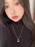 DAISY DREAM不規則鏤空水滴項鏈女輕奢小眾氣質(zhì)鎖骨鏈簡(jiǎn)約高級感毛衣鏈配飾品 鏤空水滴項鏈 曬單實(shí)拍圖