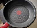特福（Tefal）平底鍋家用牛排不粘煎鍋少油煙有鈦煎餅鍋電磁爐燃氣灶通用24cm 曬單實(shí)拍圖