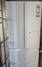 海爾（Haier）冰箱416升超薄零距離自由嵌入式60cm內法式多門(mén)四開(kāi)雙門(mén)小紅花系列一級能效雙變頻大容量國家補貼 416L+健康黑金凈化+母嬰三擋變溫+WiFi智控 曬單實(shí)拍圖
