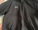 安德瑪（UNDERARMOUR） Rival男子1/4拉鏈運動(dòng)休閑衛衣1386016 黑色001 XL 曬單實(shí)拍圖