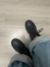 馬丁博士（Dr.Martens）939男女冬百搭軟皮黑色工裝靴中幫馬丁靴 黑色 37 曬單實(shí)拍圖
