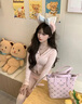 KappaKappa卡帕 新款正品女士設計感單肩托特包手提包菜籃子斜挎通勤包 桃氣奶芙粉 曬單實(shí)拍圖