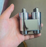 潛水艇（Submarine）黃銅雙出水角閥雙用洗衣機水龍頭一進(jìn)二出家用雙開(kāi)雙控龍頭京 【銀色】4分角閥(一進(jìn)二出) 曬單實(shí)拍圖