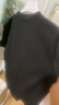 蕉下（beneunder）短袖T恤男士棉感寬松休閑透氣耐洗夏季男裝GP998漫暮黑XL 曬單實(shí)拍圖