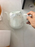 華貢骨瓷茶水壺純白色白瓷茶壺高檔家用泡茶壺陶瓷酒店功夫茶具大號 貴妃水壺+6杯 曬單實(shí)拍圖