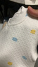 十月結(jié)晶嬰兒連體衣秋冬夾棉寶寶哈衣爬服嬰兒衣服 小萌貓-側(cè)開連體衣 59cm 曬單實(shí)拍圖