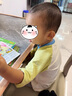 嘟嘟家【7A抑菌】?jì)和痶恤卡通秋裝男童長(cháng)袖衣服洋氣潮女童秋季上衣時(shí)髦 綠色 110 曬單實(shí)拍圖