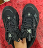 FILA斐樂(lè )男鞋老爹鞋貓爪鞋5代復古運動(dòng)鞋女鞋休閑鞋情侶 黑-BK(男款) 42 曬單實(shí)拍圖