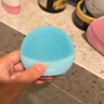 斐珞爾（FOREO）露娜潔面儀LUNA mini3凈透潔面儀平衡油脂洗臉儀電動(dòng)清潔毛孔洗臉神器 薄荷藍 曬單實(shí)拍圖
