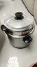 三角牌（Triangle）電飯煲 老式電飯鍋304不銹鋼0涂層內膽家用小型微壓煮飯鍋帶蒸籠家庭2-6人用 4L 【加厚304內膽0涂層丨升級智能預約】 曬單實(shí)拍圖