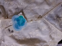 茵曼（INMAN）法式蝴蝶刺繡襯衣2025夏季女裝新款設計感白色V領(lǐng)短袖上衣 云朵白 M 曬單實(shí)拍圖