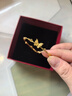 萃華5G足金平安無(wú)事牌黃金手鏈時(shí)尚半鐲送女朋友老婆生日禮物 靈動(dòng)蝴蝶金重約6.2g 曬單實(shí)拍圖