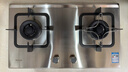 林內（Rinnai）家用灶具 5.0KW大火力燃氣灶臺嵌兩用 天燃氣灶雙灶 嵌入式雙眼猛火燃氣灶具 一級能效 以舊換新 【5.0kw不銹鋼款】2E08M 曬單實(shí)拍圖