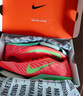 耐克男子輕便田徑釘鞋冬季短跑緩震運動(dòng)跑步NIKE MAXFLY 2 FD8395 600亮深紅/水洗珊瑚紅/爆炸綠黃 41 曬單實(shí)拍圖