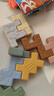 英氏（YEEHOO）嬰兒軟膠積木0-1歲疊疊樂(lè )早教桌面寶寶玩具可啃咬兒童生日禮物 曬單實(shí)拍圖