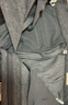 無(wú)印良品（MUJI）女式 橫豎彈力起毛抽褶寬版褲 褲子女款女裝秋季新品BE1XQC5A 灰色 S （155/62A） 曬單實(shí)拍圖