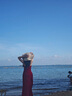 微光里 沙灘草帽女夏季海邊度假大帽檐遮陽(yáng)太陽(yáng)帽子大沿春秋出游漁夫帽 米色16cm帽檐 均碼 曬單實(shí)拍圖