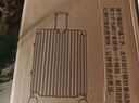 夢(mèng)旅者多功能行李箱鋁框拉桿箱皮箱萬(wàn)向輪旅行箱男女 24英寸啞光白色 曬單實(shí)拍圖